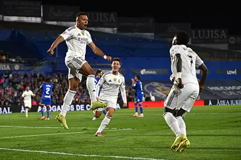 مبابي يعزز صدارته لهدافي الدوري الإسباني بهدف جديد أمام خيتافي